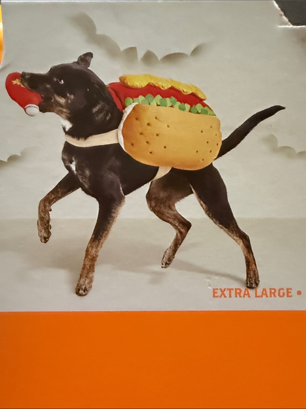 NWT dogs hotdog costume Size XL Hyde & Eek